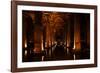 Interior of Basilica Cistern, Sultanahmet, Istanbul, Turkey-Ben Pipe-Framed Photographic Print