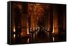 Interior of Basilica Cistern, Sultanahmet, Istanbul, Turkey-Ben Pipe-Framed Stretched Canvas