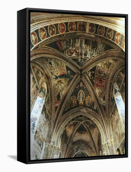 Interior of Basilica of Santa Caterina D'Alessandria, Galatina, Apulia, Italy-null-Framed Stretched Canvas