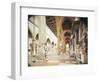 Interior of Basilica of Santa Croce, Florence, Work Believed to Be-Arnolfo di Cambio-Framed Giclee Print