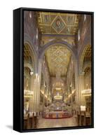 Interior of Basilica of St. Peter, Pecs, Southern Transdanubia, Hungary, Europe-Ian Trower-Framed Stretched Canvas