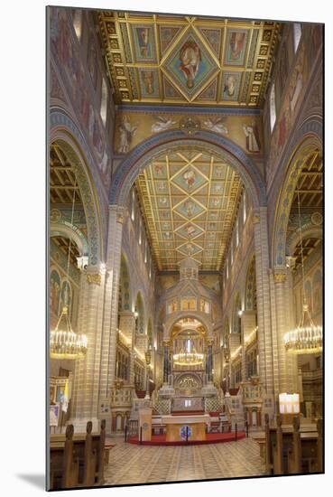 Interior of Basilica of St. Peter, Pecs, Southern Transdanubia, Hungary, Europe-Ian Trower-Mounted Photographic Print