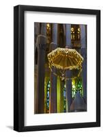 Interior of Basilica Sagrada Familia by the Architect Antoni Gaudi, Barcelona, Catalonia, Spain-Carlos Sanchez Pereyra-Framed Photographic Print