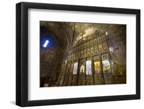 Interior of Bellapais Abbey, Bellapais, North Cyprus, Cyprus, Europe-Neil Farrin-Framed Photographic Print