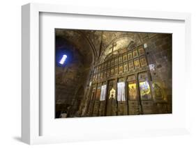 Interior of Bellapais Abbey, Bellapais, North Cyprus, Cyprus, Europe-Neil Farrin-Framed Photographic Print