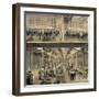 Interior of Bike Manufacturing Factory, 1890-Francesco and Antonio Corbarelli-Framed Giclee Print