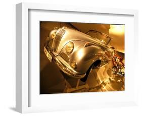 Interior of BMW Car Museum, Munich, Bayern, Germany-Walter Bibikow-Framed Photographic Print