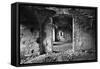 Interior of Bontida Castle, Transylvania, Romania-Simon Marsden-Framed Stretched Canvas