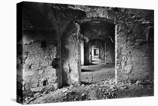 Interior of Bontida Castle, Transylvania, Romania-Simon Marsden-Stretched Canvas