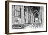 Interior of Bristol Cathedral, 1908-1909-W Gilliard-Framed Giclee Print