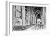 Interior of Bristol Cathedral, 1908-1909-W Gilliard-Framed Giclee Print