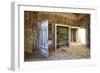 Interior of Building Slowly Being Consumed by the Sands of the Namib Desert-Lee Frost-Framed Photographic Print