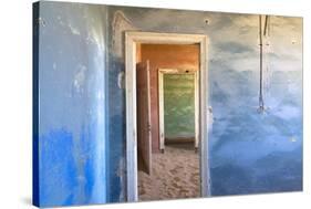 Interior of Building Slowly Being Consumed by the Sands of the Namib Desert-Lee Frost-Stretched Canvas