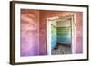 Interior of Building Slowly Being Consumed by the Sands of the Namib Desert-Lee Frost-Framed Photographic Print