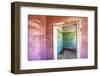 Interior of Building Slowly Being Consumed by the Sands of the Namib Desert-Lee Frost-Framed Photographic Print