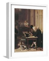 Interior of Cafe from around 1815-Louis-Leopold Boilly-Framed Giclee Print