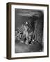 Interior of Catacombs, Paris, 1861-Paul Nadar-Framed Giclee Print