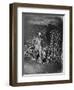 Interior of Catacombs, Paris, 1861-Paul Nadar-Framed Giclee Print