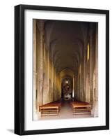 Interior of Cathedral at Sezze, Lazio, Italy-null-Framed Giclee Print