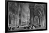 Interior of Cathedral of Notre Dame, from France Illustrated, with Drawings by Thomas Allom-null-Framed Photographic Print