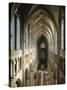 Interior of Cathedral of Notre-Dame-null-Stretched Canvas