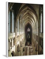 Interior of Cathedral of Notre-Dame-null-Framed Photographic Print