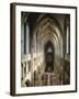 Interior of Cathedral of Notre-Dame-null-Framed Photographic Print