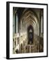 Interior of Cathedral of Notre-Dame-null-Framed Photographic Print