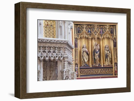 Interior of Cathedral of St. Elizabeth, Kosice, Kosice Region, Slovakia, Europe-Ian Trower-Framed Photographic Print