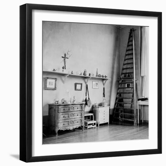 Interior of Cezanne's Studio at Aix-En-Provence, circa 1900-02-null-Framed Giclee Print