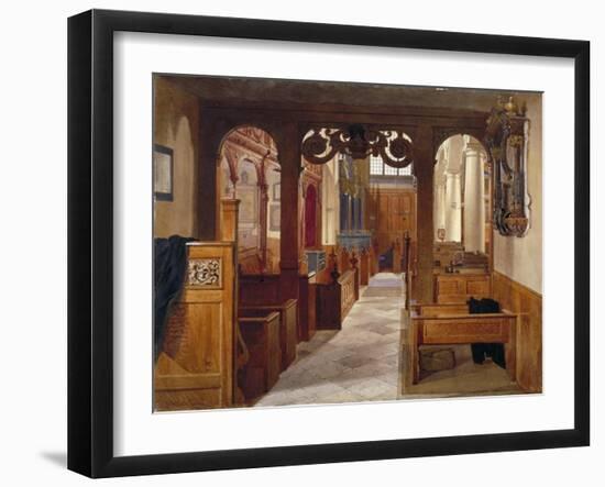 Interior of Charterhouse Chapel, London, 1885-John Crowther-Framed Giclee Print