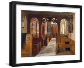 Interior of Charterhouse Chapel, London, 1885-John Crowther-Framed Giclee Print