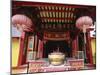Interior of Chinese Temple in Sibu, a Port on the Rajang River in Sarawak, Malaysia, Southeast Asia-Robert Francis-Mounted Photographic Print