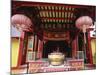 Interior of Chinese Temple in Sibu, a Port on the Rajang River in Sarawak, Malaysia, Southeast Asia-Robert Francis-Mounted Photographic Print