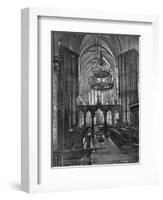 Interior of Christ Church Cathedral, Dublin, Ireland, 1924-1926-Valentine & Sons-Framed Giclee Print