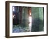 Interior of Christian Church of Bieta Medani Alem, Lalibela, Unesco World Heritage Site, Ethiopia-Bruno Barbier-Framed Photographic Print