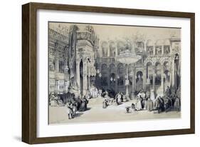 Interior of Church of Holy Sepulchre-null-Framed Giclee Print