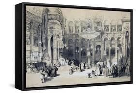 Interior of Church of Holy Sepulchre-null-Framed Stretched Canvas
