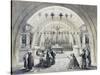 Interior of Church of Holy Sepulchre-null-Stretched Canvas