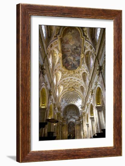 Interior of Church of San Luigi Dei Francesi, Rome, Lazio, Italy, Europe-Peter-Framed Photographic Print