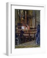 Interior of Church of Santa Maria Presso San Celso-Filippo Carcano-Framed Art Print