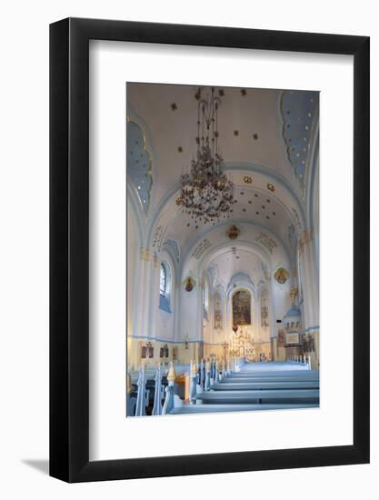 Interior of Church of St. Elizabeth (Blue Church), Bratislava, Slovakia, Europe-Ian Trower-Framed Photographic Print