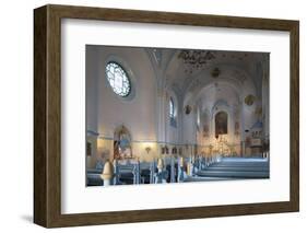 Interior of Church of St. Elizabeth (Blue Church), Bratislava, Slovakia, Europe-Ian Trower-Framed Photographic Print