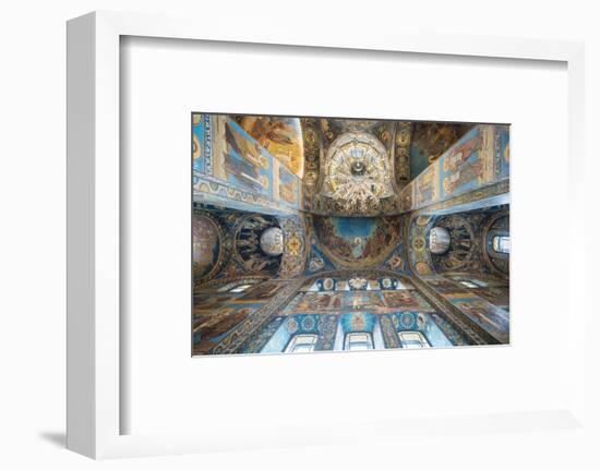 Interior of Church of the Savior on Spilled Blood, St. Petersburg, Russia-Ben Pipe-Framed Photographic Print