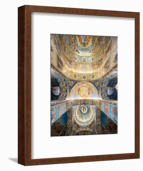Interior of Church of the Savior on Spilled Blood, St. Petersburg, Russia-Ben Pipe-Framed Photographic Print