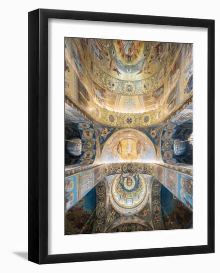 Interior of Church of the Savior on Spilled Blood, St. Petersburg, Russia-Ben Pipe-Framed Photographic Print