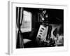 Interior of Class a Steam Locomotive with Fireman's Perch at Norfolk and Western Rail Yard-Walker Evans-Framed Photographic Print