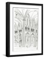 Interior of Cluny Cathedral-Eugene Emmanuel Viollet-le-Duc-Framed Premium Giclee Print