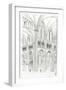 Interior of Cluny Cathedral-Eugene Emmanuel Viollet-le-Duc-Framed Premium Giclee Print