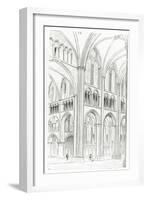 Interior of Cluny Cathedral-Eugene Emmanuel Viollet-le-Duc-Framed Giclee Print